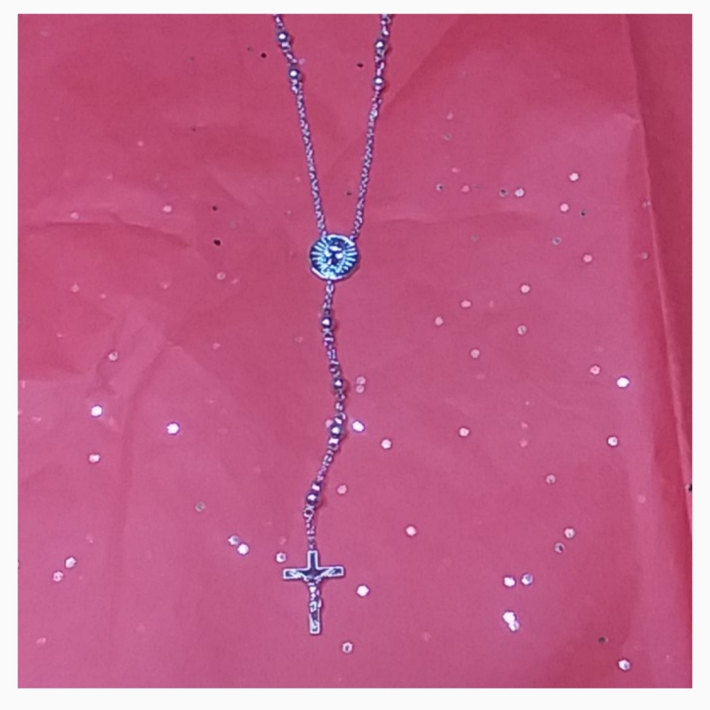 Pretty Silver Rosary